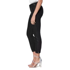 Promo 🎁 PAIGE Mayslie Cropped 🧥 Coated Jogger Pants Black Fog Luxe 🧥 Coating ❤️ -Skinny Jeans Store unnamed file 127