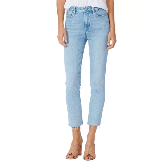 New π― PAIGE Cindy High Rise Raw Hem Ankle Straight π Jeans In Park Ave β 1 New π― PAIGE Cindy High Rise Raw Hem Ankle Straight π Jeans In Park Ave β