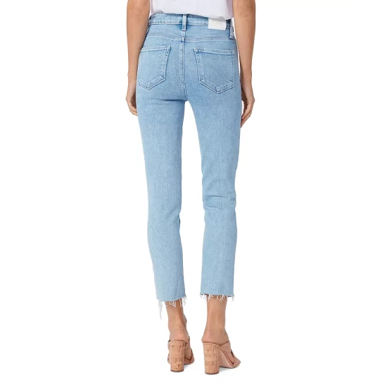 New π― PAIGE Cindy High Rise Raw Hem Ankle Straight π Jeans In Park Ave β 2 New π― PAIGE Cindy High Rise Raw Hem Ankle Straight π Jeans In Park Ave β - Image 2
