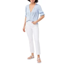 Best Pirce 👍 PAIGE Cindy High Rise Cropped Straight 👖 Jeans Crisp White 🧨 -Skinny Jeans Store unnamed file 145