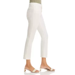 Budget 👏 PAIGE Cindy High Rise Ankle Straight Corduroy 👖 Jeans In Ecru 😀 -Skinny Jeans Store unnamed file 190