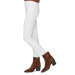 Budget 👏 PAIGE Cindy High Rise Ankle Straight Corduroy 👖 Jeans In Ecru 😀 -Skinny Jeans Store unnamed file 194