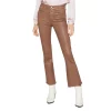 Best deal 💯 PAIGE Claudine High Rise Straight Leg Ankle 👖 Jeans In Cognac Lux 🧥 Coating 😍