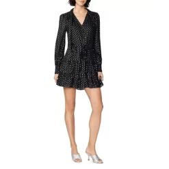 Flash Sale 𧨠PAIGE Cleobelle Metallic Mini π Dress Blk Silv π―