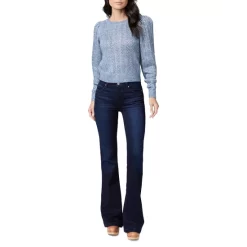 Budget 🥰 PAIGE Athena Metallic Knit Sweater Blue/silver 😉 -Skinny Jeans Store unnamed file 218