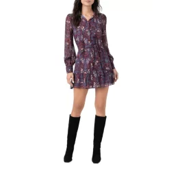 Coupon 🎉 PAIGE Vittoria Floral Silk 👗 Dress Amythyst Multi ✔️ -Skinny Jeans Store unnamed file 228