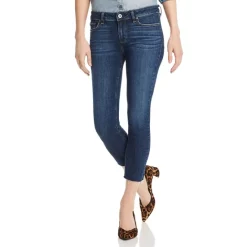 Outlet π PAIGE Skyline Mid Rise Cropped Skinny π Jeans In Greece π€©