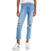 Brand new 🤩 PAIGE Stella High Rise Crop Straight 👖 Jeans In Nola Deconstructed Noladest 👍
