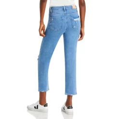 Brand new 🤩 PAIGE Stella High Rise Crop Straight 👖 Jeans In Nola Deconstructed Noladest 👍 -Skinny Jeans Store unnamed file 272