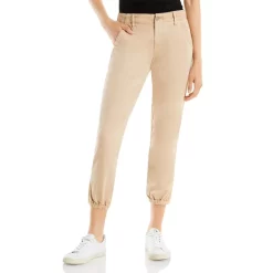 Top 10 😀 PAIGE Mayslie Cropped Jogger Pants Grossgrain Vintage Oak 😉