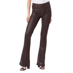 Promo π PAIGE Lou Lou High Rise Flare π Jeans In Chicory Coffee Luxe π§₯ Coating β