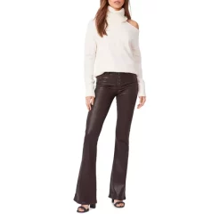 Promo 🛒 PAIGE Lou Lou High Rise Flare 👖 Jeans In Chicory Coffee Luxe 🧥 Coating ⌛ -Skinny Jeans Store unnamed file 319