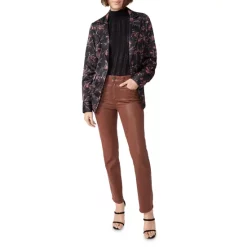 Best Sale 🛒 PAIGE Cindy High Rise Straight Leg Luxe 🧥 Coating 👖 Jeans In Cognac Cognac Luxe 🧥 Coating 🧨 -Skinny Jeans Store unnamed file 336