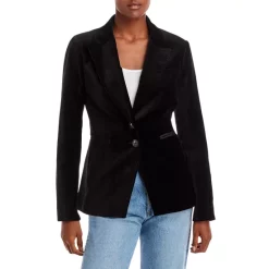 Cheap 🌟 PAIGE Chelsee Velvet Blazer Black 💯
