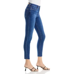 New 🥰 PAIGE Bombshell Mid Rise Ankle Raw Hem Skinny 👖 Jeans In Chapel 💯 -Skinny Jeans Store unnamed file 365