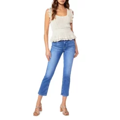 Top 10 ✨ PAIGE Cindy High Rise Cropped Straight Leg 👖 Jeans In Rock Show Distressed 🎉 -Skinny Jeans Store unnamed file 374