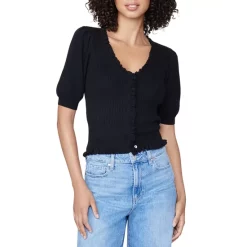 Best deal 👍 PAIGE Tasha Ribbed Cardigan Black 👍