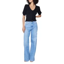 Best deal 👍 PAIGE Tasha Ribbed Cardigan Black 👍 -Skinny Jeans Store unnamed file 394