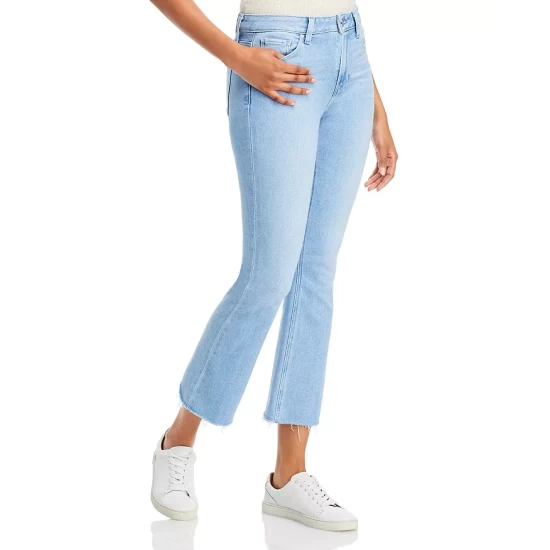 Outlet π₯° PAIGE Colette High Rise Cropped Flare π Jeans Folklore π 5 Outlet π₯° PAIGE Colette High Rise Cropped Flare π Jeans Folklore π - Image 5