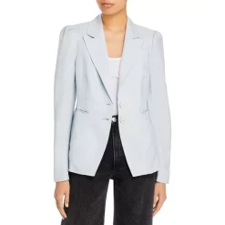 New ⭐ PAIGE Chelsea Puff Sleeve Blazer Dove Grey ⌛