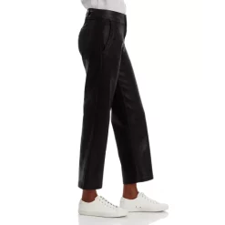 Budget 🎉 PAIGE Nellie High Rise Cropped Wide Leg 👖 Jeans In Black Lux 🧥 Coated ⭐ -Skinny Jeans Store unnamed file 409