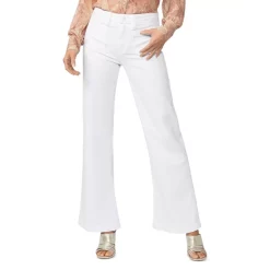 Cheapest 😉 PAIGE Leenah Wide Leg Trouser 👖 Jeans In Crisp White 👏