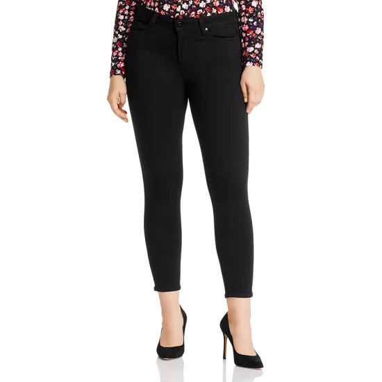 Discount 𧨠PAIGE Transcend Verdugo Mid Rise Cropped Skinny π Jeans In Black Overdye β 2 Discount 𧨠PAIGE Transcend Verdugo Mid Rise Cropped Skinny π Jeans In Black Overdye β - Image 2