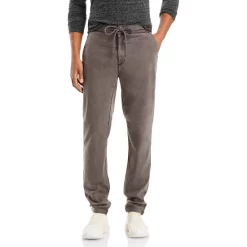 Discount 😍 PAIGE Fraser Regular Fit Drawstring Pants Vintage Tonal Ash 🎁