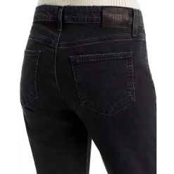 Best Pirce 🌟 PAIGE Noella Embellished High Rise Cropped Straight Leg 👖 Jeans In Blkqrtzemb 🥰 -Skinny Jeans Store unnamed file 486