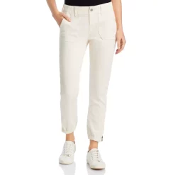 Best Sale ✔️ PAIGE Mayslie Mid Rise Jogger 👖 Jeans In Quartz Sand 🔔