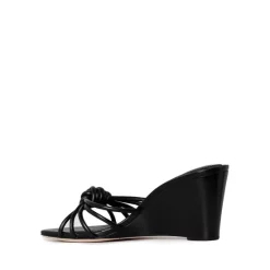 Best Pirce ✔️ PAIGE 👩 Women's Sydney Strappy Wedge 🩴 Sandals Black ⌛ -Skinny Jeans Store unnamed file 505