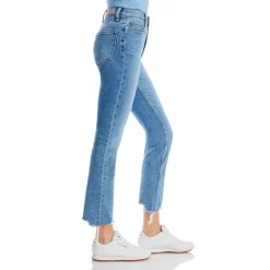 Flash Sale 🔔 PAIGE Flaunt Accent High Rise Straight 👖 Jeans In Mel Destroyed 😀 -Skinny Jeans Store unnamed file 539