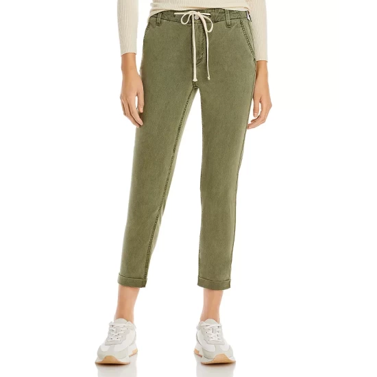 Cheap 𧨠PAIGE Christy Drawstring Denim Pants In Vncstlgren π 1 Cheap 𧨠PAIGE Christy Drawstring Denim Pants In Vncstlgren π