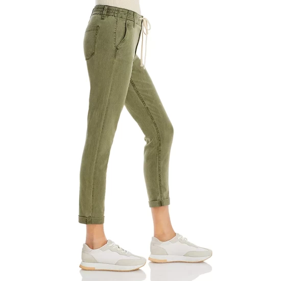 Cheap 𧨠PAIGE Christy Drawstring Denim Pants In Vncstlgren π 3 Cheap 𧨠PAIGE Christy Drawstring Denim Pants In Vncstlgren π - Image 3