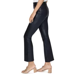 Outlet ❤️ PAIGE Claudine Faux Leather Ankle Flare 👖 Jeans In Black 🌟 -Skinny Jeans Store unnamed file 62