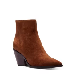 Best deal 🤩 PAIGE 👩 Women's Libby Pointed Toe Block Heel Booties Tobacco ❤️