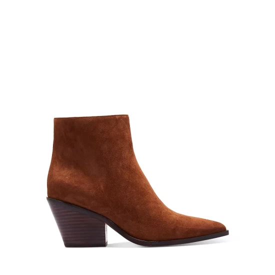 Best deal π€© PAIGE π© Women's Libby Pointed Toe Block Heel Booties Tobacco β€οΈ 2 Best deal π€© PAIGE π© Women's Libby Pointed Toe Block Heel Booties Tobacco β€οΈ - Image 2