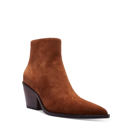 Best deal π€© PAIGE π© Women's Libby Pointed Toe Block Heel Booties Tobacco β€οΈ 4 Best deal π€© PAIGE π© Women's Libby Pointed Toe Block Heel Booties Tobacco β€οΈ - Image 4