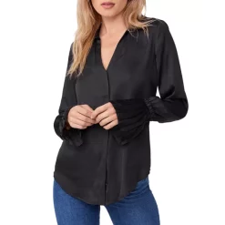 Coupon ✔️ PAIGE Abriana Flare Cuff 👕 Shirt Deep Garnet 👏 -Skinny Jeans Store unnamed file 70