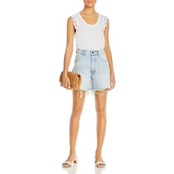Cheapest 🎉 PAIGE Chrissy Linen Tank Top White 🎁 -Skinny Jeans Store unnamed file 712