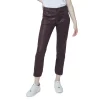 Deals ❤️ PAIGE Mayslie High Rise Jogger 👖 Jeans In Black Cherry Luxe 🧥 Coating 👏