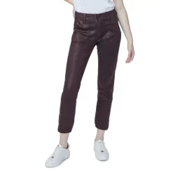 Deals β€οΈ PAIGE Mayslie High Rise Jogger π Jeans In Black Cherry Luxe π§₯ Coating π