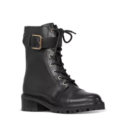 Best deal ✔️ PAIGE 👩 Women's Bailey Buckle & Lace Up Booties Black 👏