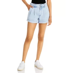 Wholesale ✔️ PAIGE Beth High Rise Cuffed Denim Shorts In Sherry 💯