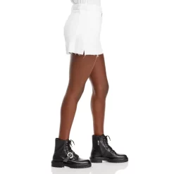 Coupon 🌟 PAIGE Dani Raw Hem Cut Off Jean Shorts In Crisp White 🧨 -Skinny Jeans Store unnamed file 816