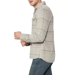 Buy 🛒 PAIGE Wilbur Cotton Plaid 👕 Shirt Jacket Cherry Cream 🛒 -Skinny Jeans Store unnamed file 823