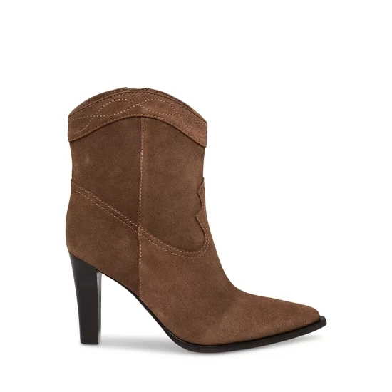 Hot Sale β€οΈ PAIGE π© Women's Lacey Pointed Toe High Heel Western Style Booties Cocoa 𧨠2 Hot Sale β€οΈ PAIGE π© Women's Lacey Pointed Toe High Heel Western Style Booties Cocoa 𧨠- Image 2