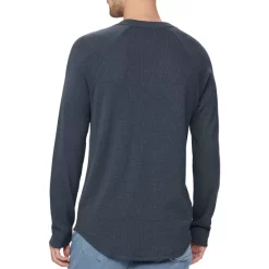 Budget ✨ PAIGE Abe Texture Long Sleeve ⚾ Baseball Tee Ebony Ink 🎉 -Skinny Jeans Store unnamed file 864