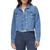 Wholesale 🔔 PAIGE Rowan Cropped Denim Jacket Selah 😍