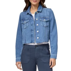 Wholesale π PAIGE Rowan Cropped Denim Jacket Selah π